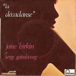 Cover for La Décadanse by Serge Gainsbourg et Jane Birkin